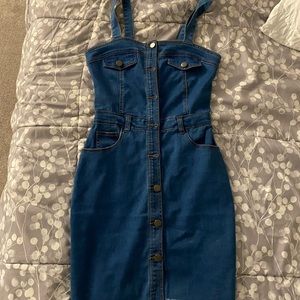 Jean Bodycon Dress